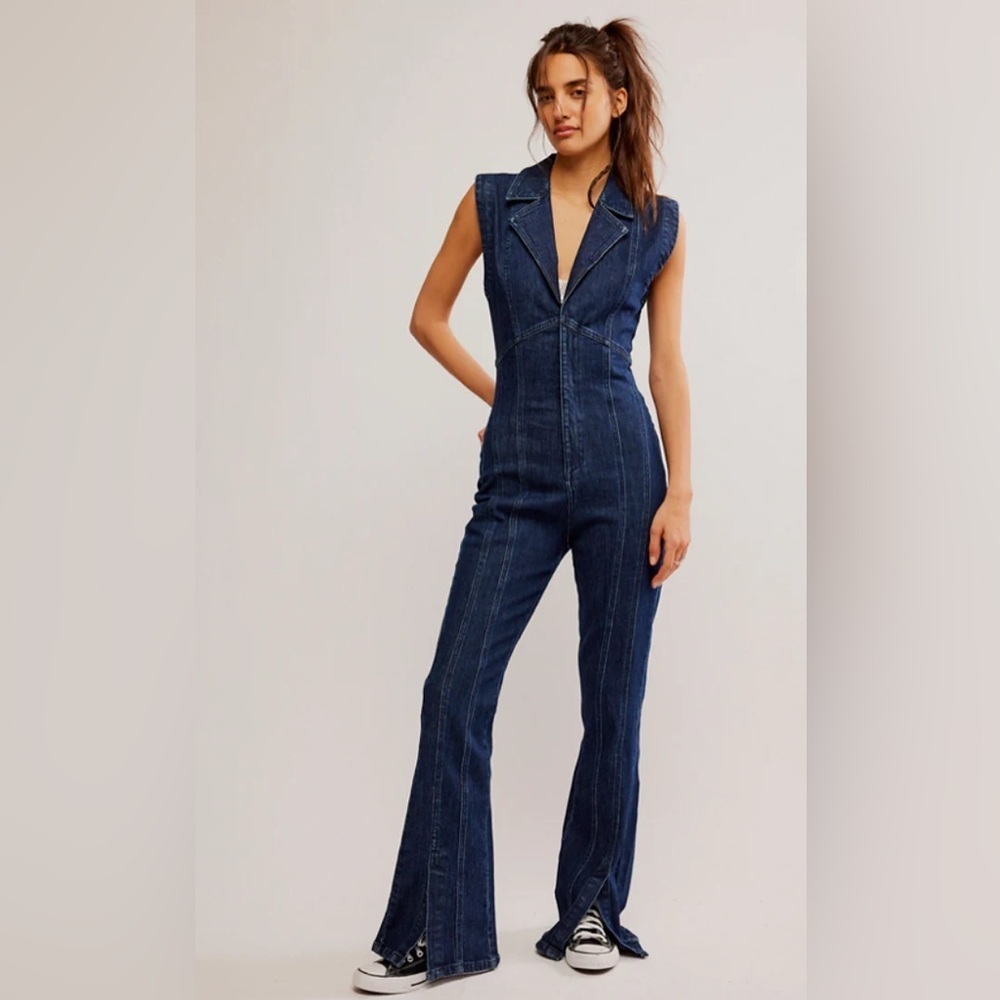 Free people CRVY Ring The Alarm One-Piece jumpsuit - Picture 2 of 7